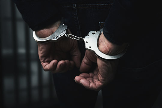Image of a Man handcuffed